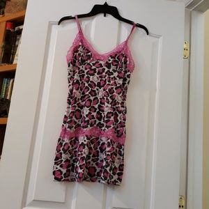 Hello Kitty Pink Leopard Print Nightgown